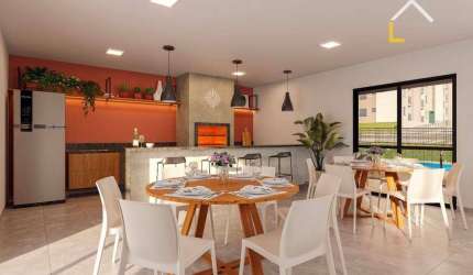 Apartamento com 2 dormitórios à venda, 46 m² por R$ 330.000,00 - Costa e Silva - Joinville/SC