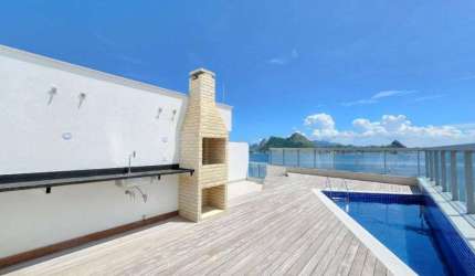 Asset Imóveis vende cobertura linear com espaço gourmet, 4 suítes, 305m², por R$ 3.950.000 - Charitas - Niterói/RJ