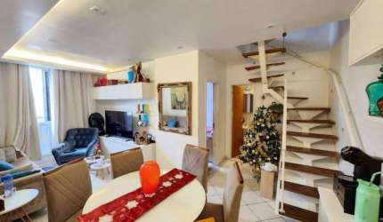 Asset Imóveis vende cobertura duplex com 4 quartos, 120m², por R$ 890.000 - Icaraí - Niterói