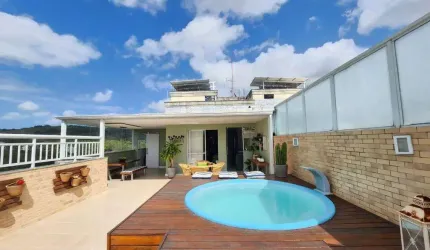 Asset Imóveis vende cobertura linear com 2 quartos (1suíte), 140m², por R$ 590.000 - Maria Paula - São Gonçalo/RJ