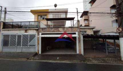 SOBRADO - 3 DORMITÓRIOS - 1 SUITE - 2 VAGAS COBERTAS - EDÍCULA COM 1 SUITE - 150 M² TERRENO - 210 M² A.C. - RUA ALGUSTO FREDERICO SCHIMIDT, 286 - SBC