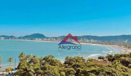 Apartamento Vista Para o Mar com 3 dormitórios à venda, 158 m² por R$ 1.400.000 - Parque Enseada - Guarujá/SP