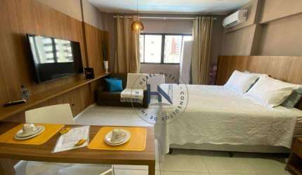 Apartamento com 1 dormitório à venda, 42 m² por R$ 550.000,00 - Ponta Verde - Maceió/AL