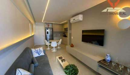 Apartamento com 1 dormitório à venda, 44 m² por R$ 750.000,00 - Jatiúca - Maceió/AL