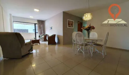 Apartamento com 4 dormitórios à venda, 159 m² por R$ 1.290.000,00 - Jatiúca - Maceió/AL