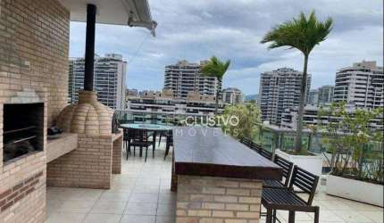 Cobertura com 5 dormitórios à venda, 580 m² por R$ 12.000.000 - Barra da Tijuca - Rio de Janeiro/RJ