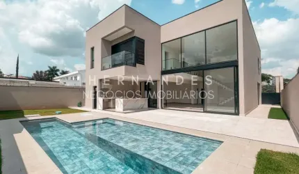 Casa moderna e imponente à venda, com 4 suítes, em Alphaville - Barueri