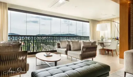 Apartamento mobiliado no residencial Atria Alphaville de altissimo padrão