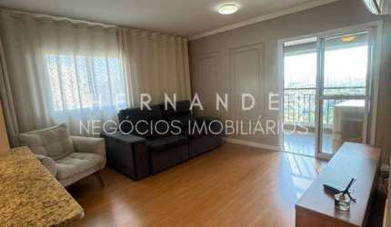 Apartamento de luxo para locação no Empresarial 18 do Forte em Barueri-SP: 3 quartos, 1 suíte, 3 salas, 2 banheiros, 2 vagas e 84m².