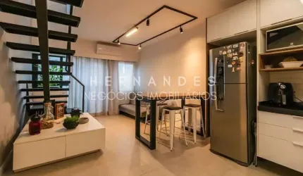 Apartamento à venda em Barueri-SP, Bethaville I: 1 quarto, 1 suíte, 2 salas, 2 banheiros, 1 vaga, 52m²