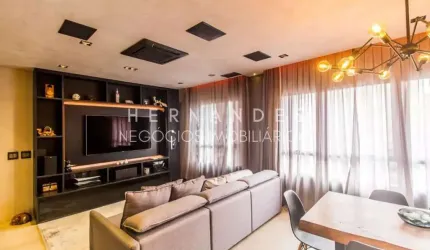 Imóvel exclusivo à venda em Barueri-SP: Apartamento 1 quarto, 1 suite, 2 salas, 2 banheiros, 2 vagas, 76m² no Sítio Tamboré Alphaville.