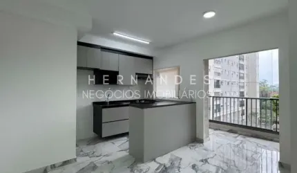 Apartamento de alto padrão para locação em Alphaville Empresarial, Barueri-SP: 2 quartos, 2 salas, 1 banheiro, 1 vaga, 52m².