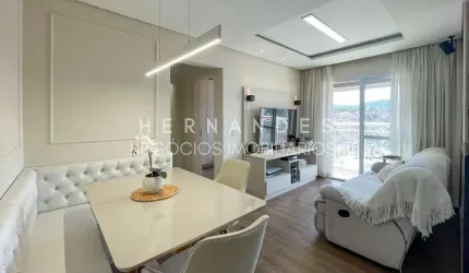 Apartamento à venda em Barueri-SP, bairro Boa Vista: 2 quartos, 1 suíte, 2 salas, 2 banheiros, 1 vaga, 60m².