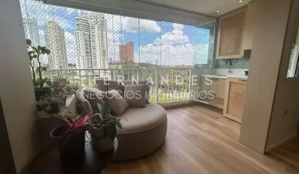 Apartamento de alto padrão à venda em Barueri-SP, Alphaville Empresarial: 2 quartos, 2 suítes, 2 salas, 3 banheiros, 2 vagas, 69m².