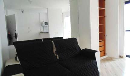 34 M² AU MOBILIADO, 01 SUÍTE  EM SANTA CECÍLIA