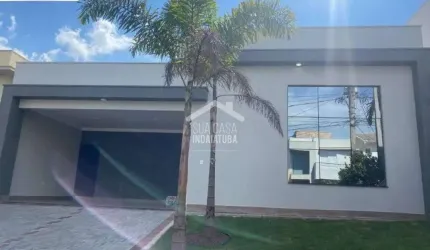 Linda casa térrea com piscina no condomínio Jardim Maringá - Indaiatuba/SP