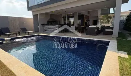 Sobrado 3 suítes e piscina em Condominio de alto padrão