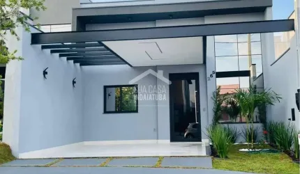 Casa com planejados condominio Vila Ytu