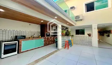 Casa em Condomínio para Venda em Rio de Janeiro, Freguesia de Jacarepaguá, 3 dormitórios, 1 suíte, 4 banheiros, 2 vagas