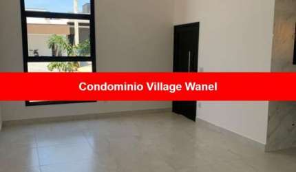 Casa à venda no condomínio Village Wanel no bairro Wanel Ville em Sorocaba 140 m2 de área construída com 3 quartos sendo uma suíte e lavabo.