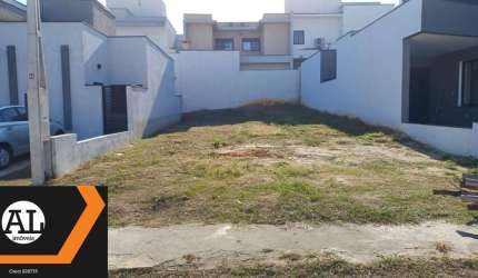 Terreno à venda no condomínio terras de São Francisco em Sorocaba com 168,00 M2, totalmente plano.