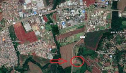 Terreno com 2 barracões à venda na BR-369, entre Londrina e Ibiporã