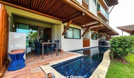 Apartamento para Venda em Muro Alto - Térreo, Piscina e 2 quartos - La Fleur Polinésia