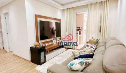 Apartamento com 3 dormitórios à venda, 77 m² por R$ 580.000,00 - Jardim Flor da Montanha - Guarulhos/SP
