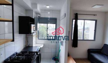 Apartamento com 1 dormitório para alugar, 30 m² por R$ 3.100,00/mês - Mooca - São Paulo/SP