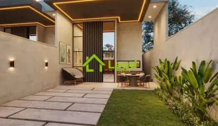 Casa Plana com 03 Suítes à Venda Amora Residence no Eusébio- Ceará