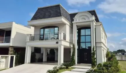 LINDA CASA LUXUOSA COM 5 SUÍTES NO CONDOMÍNIO RESERVA GOLF CAMBORIÚ