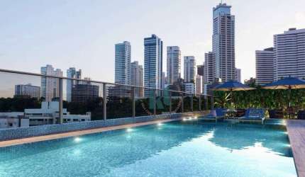 Flat com 1 dormitório à venda, 22 m² por R$ 480.000,00 - Cabo Branco - João Pessoa/PB