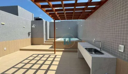Cobertura com 2 dormitórios à venda, 98 m² por R$ 1.400.000 - Cabo Branco - João Pessoa/PB