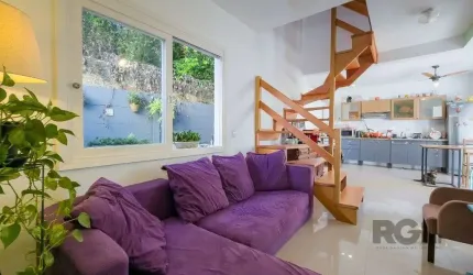 Living em dois ambientes com cozinha americana, lavabo, pátio, lavanderia. o3 do