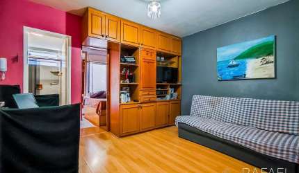 Apartamento de 1 dormitório com sacada na Barão do Gravataí, Menino Deus