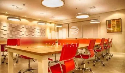 Vendo Linda Sala Comercial Mobiliada  Em Alphaville - Barueri