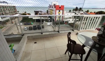 REF: AP015 - Apartamento à Venda, João Pessoa, Bessa, 2 quartos, Vista definitiva para o mar