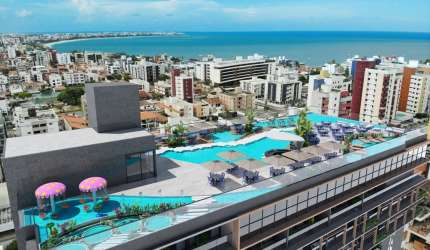 REF: LA051 - Lançamento, Flat à Venda, João Pessoa, Bessa, 1 quarto