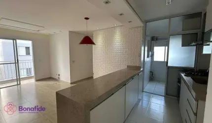 Apartamento com 3 dormitórios para alugar, 71 m² por R$ 4.464,33/mês - Jardim das Samambaias - Jundiaí/SP
