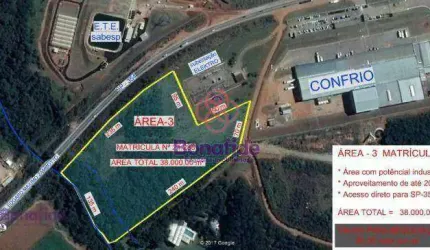 Área à venda, 38000 m² por R$ 3.500.000,00 - Estância São Paulo - Jarinu/SP