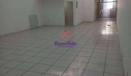 Salão para alugar, 140 m² por R$ 3.080,00 - Vila Vianelo - Jundiaí/SP