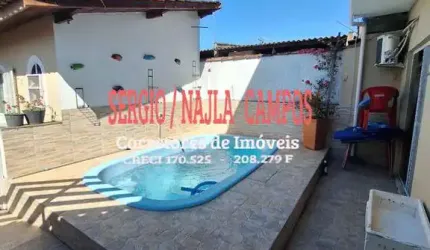 CASA COM PISCINA E EDICULA  NO JARDIM GAIVOTAS !!