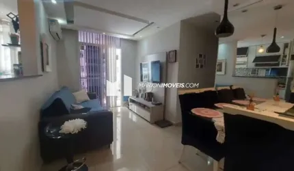Apartamento à venda no Anil, Jacarepaguá, Rio de Janeiro, 2 quartos, sala, cozinha aberta, área serviço, banheiro, varanda, armários, reformado; 50m²