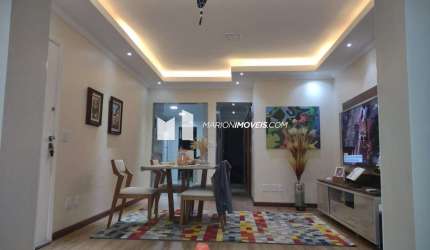 Cobertura à venda no Recreio dos Bandeirantes, Rio de Janeiro,  2 quartos (1 suíte), 2 salas, 2 varandas, banheiro social, espaço gourmet, 3 vgs