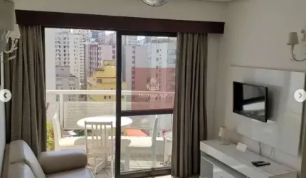 Um dos flats mais procurados de Moema, Excelente localização