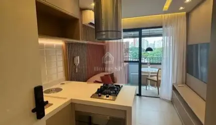 1 Dormitório, com 32m², Totalmente Mobiliado em Moema!