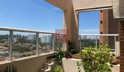 COBERTURA A VENDA CHACARA SANTO ANTONIO 129M² 2SUITES 3 VAGAS DE GARAGEM