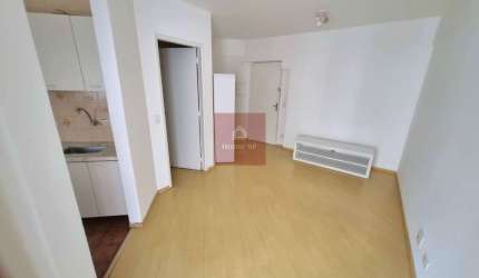Ótimo apartamento de 50m com 1 dorm e 1 vaga para locação em Moema