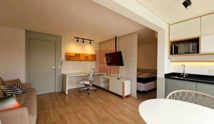 Apartamento Stúdio com 1 vaga, 35,48m² no Campo Belo