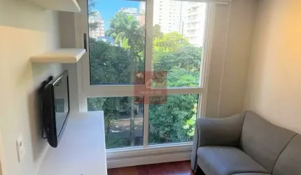 Excelente apartamento com 32m², 1 dormitório, 1 vaga.
